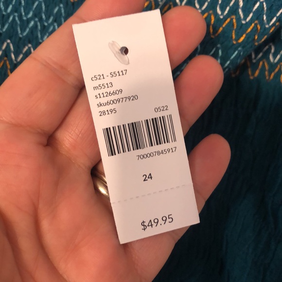 NWT ๐2X HP๐ Lane Bryant smocked camisole, size 24. - Picture 3 of 8